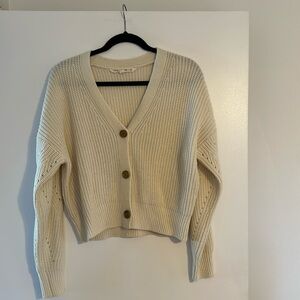 Cream knit cardigan